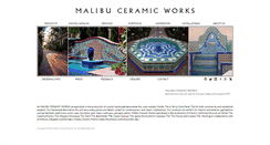 Desktop Screenshot of malibuceramicworks.com